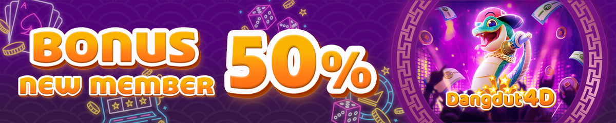 BONUS NEW MEMBER 50%